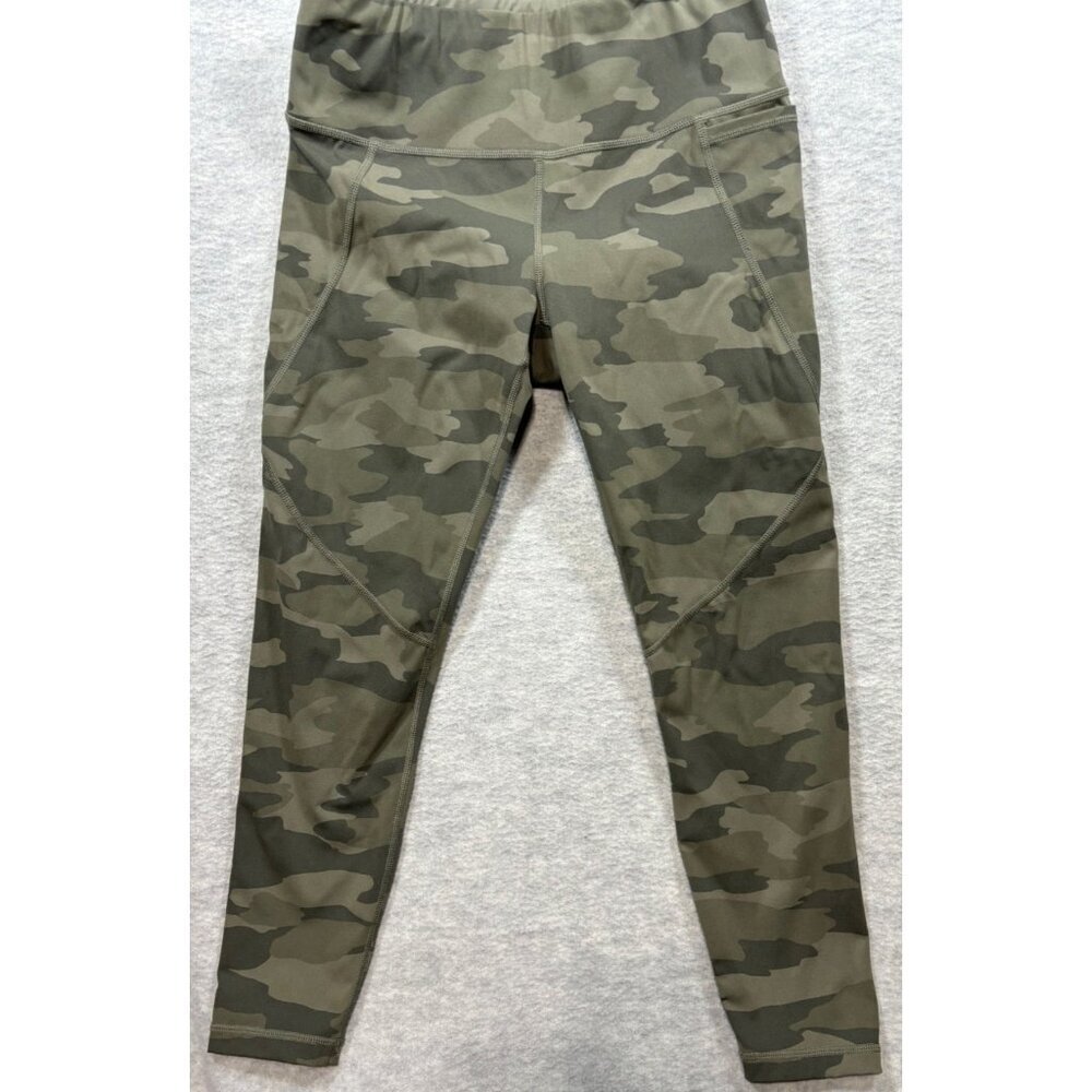 Sweaty Betty The Power 7/8 Length Leggings Camo Print Sz S Workout Yoga Active